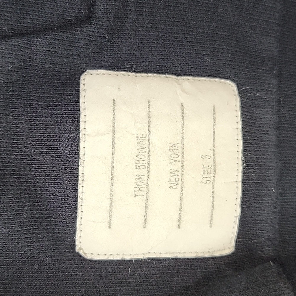 Thom Browne men's stripe hoodie cettire navy blue size 3 - Picture 12 of 15